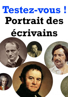 Exercice / QCM : Portrait des écrivains français