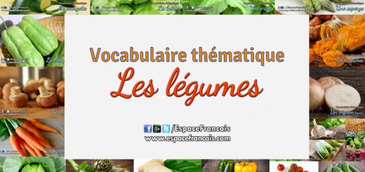 Les légumes - Vocabulaire français thématique