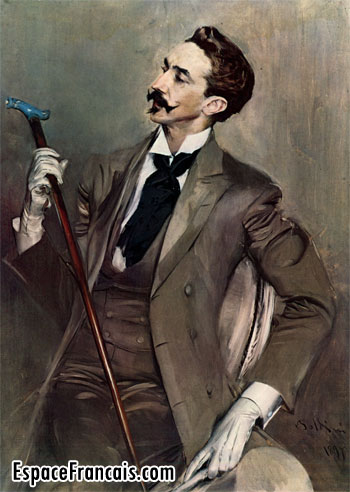 Portrait du comte Robert de Montesquiou (1855-1921), fait en 1897 par Giovanni Boldini (1842–1931).