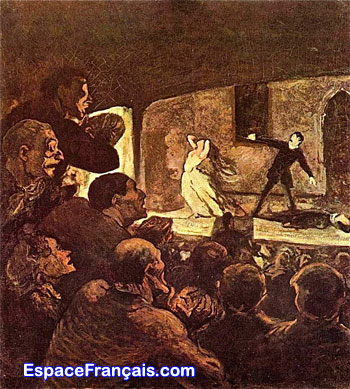 Mélodrame (1860) par Honoré Daumier (1808-1879). Mélodrame (1860) par Honoré Daumier (1808-1879).