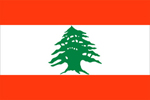 Le drapeau national de la République libanaise. Sur celui-ci figure l'arbre emblématique du pays : le cèdre du Liban sur fond blanc, inscrit entre deux bandes rouges horizontales. Le drapeau national de la République libanaise. Sur celui-ci figure l'arbre emblématique du pays : le cèdre du Liban sur fond blanc, inscrit entre deux bandes rouges horizontales.