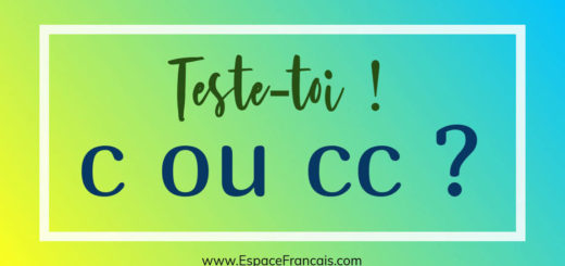 Quiz : c ou cc ? - Consonne simple ou consonne double ?
