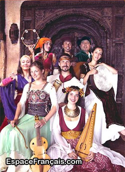 Le groupe médiéval Les Derniers Trouvères.