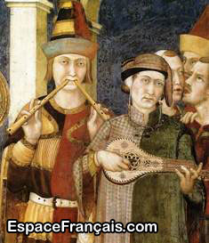Des musiciens du Moyen Âge. Des musiciens du Moyen Âge.