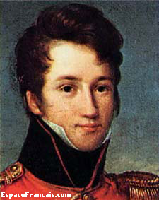 Alfred de Vigny vers l'âge de dix-sept ans en uniforme de sous-lieutenant de la Maison du roi, portrait attribué à François Joseph Kinson, Musée Carnavalet