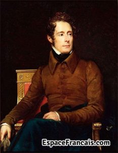 Portrait d'Alphonse de Lamartine, par François Gérard (Baron), 1831.