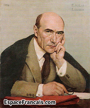 Portrait d'André Gide, par Paul Albert Laurens (1924).