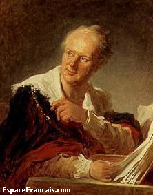 Jean-Honoré Fragonard (1732-1806), Portrait de Denis Diderot, 0,81 x 0,65 m (Paris, Musée du Louvre).