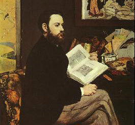 Portrait d'Émile Zola par Édouard Manet, 1868.