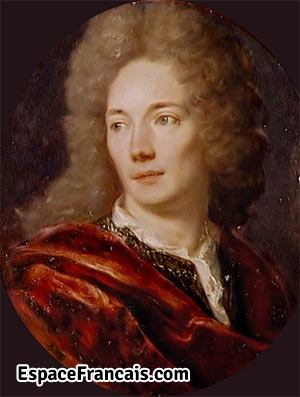 Portrait de Jean de La Bruyère attribué à Nicolas de Largillierre (musée des beaux-arts de Quimper).