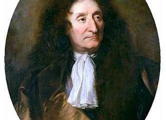 Jean de La Fontaine par Hyacinthe Rigaud, en 1690.