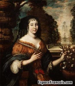 Portrait de Madeleine de Scudéry, École française (Bibliothèque municipale du Havre).