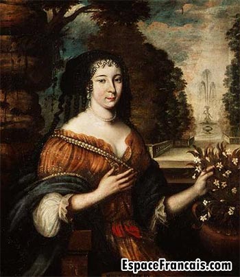 Portrait de Madeleine de Scudéry, École française (Bibliothèque municipale du Havre).