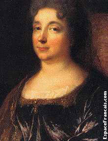 Portrait de Madame de La Fayette, réalisé en 1693 par François de Troy (1645-1730), Château de Chambord.