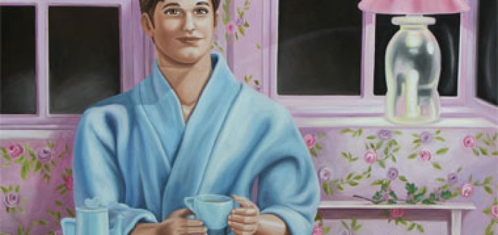 Du côté de chez Swann, un tableau fait par Caroline Maurel qui rend hommage à son auteur préféré (2007).