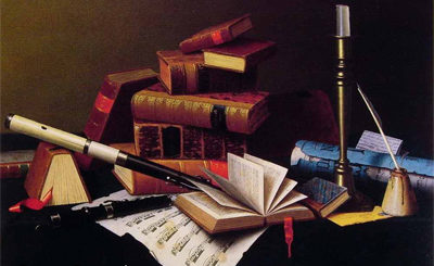 William Michael Harnett Music and literature