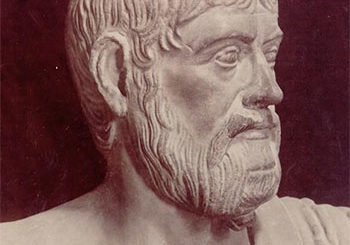 Buste de Pindare aux Musées du Capitole. Copie romaine d'un original grec du Ve s. av. J.-C.