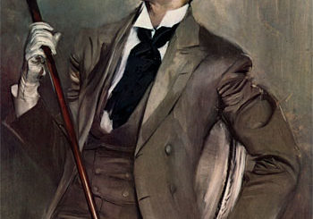 Portrait du comte Robert de Montesquiou (1855-1921), fait en 1897 par Giovanni Boldini (1842–1931).