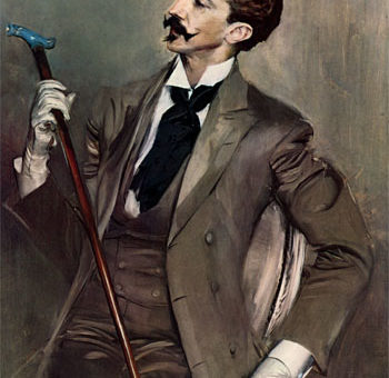 Portrait du comte Robert de Montesquiou (1855-1921), fait en 1897 par Giovanni Boldini (1842–1931).
