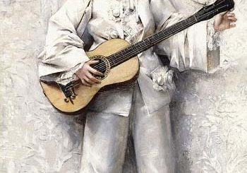 Pierrot (1886), huile sur toile, de Léon-François-Comerre (1850-1916).