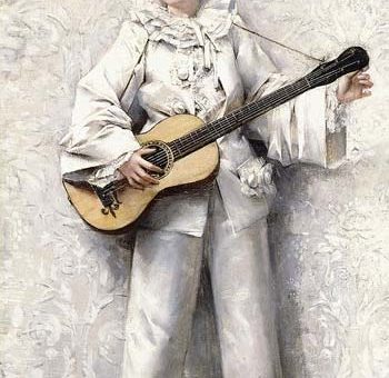 Pierrot (1886), huile sur toile, de Léon-François-Comerre (1850-1916).