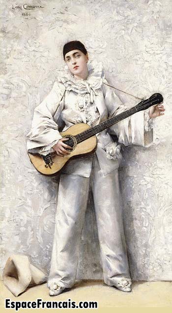 Pierrot (1886), huile sur toile, de Léon-François Comerre (1850-1916).