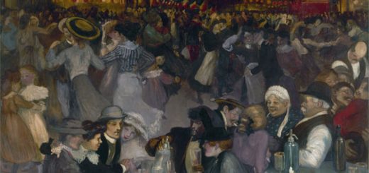 Bal du 14 juillet, Théophile Alexandre-Steinlen, 1889.