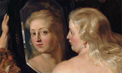 Pierre Paul Rubens, Vénus au miroir (détail), env. 1614–1615, huile sur panneau, Liechtenstein Museum Vienne