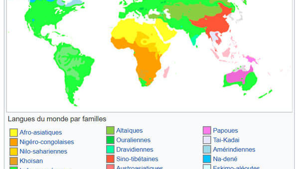 Langues du monde par familles