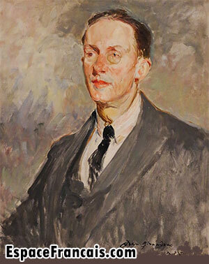 Étude pour le portrait de Jean Giraudoux, 1924 par Jacques-Emile Blanche.