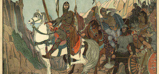 La Chanson de Roland, une illustration de Mary Evans Picture Library.