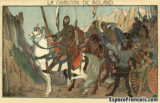 La Chanson de Roland, une illustration de Mary Evans Picture Library.