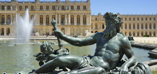 Vue du château de Versailles