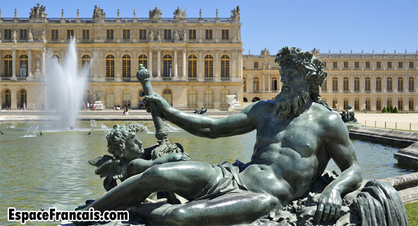 Vue du château de Versailles