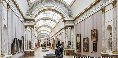 Grande galerie du musée du Louvre (Paris).