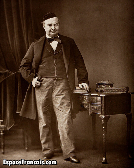 Sainte-Beuve photographié par Bertall dans les années 1860