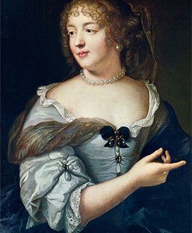 Portrait de Madame de Sévigné par Claude Lefèbvre, vers 1665.