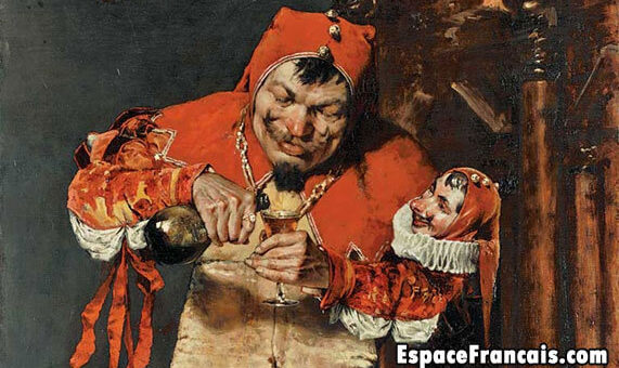 William Merritt Chase, "Keying Up" – The Court Jester [Le Bouffon de la cour] (détail), 1875.