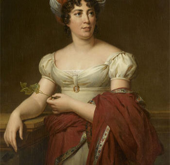 Portrait de Germaine de Staël par Marie-Éléonore Godefroid d'après François Gérard, château de Versailles.