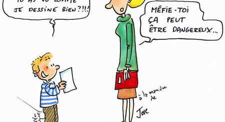 Faire des reproches. Un dessin de Jack