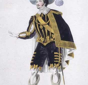 Don Juan, opéra en 5 actes de Mozart et Castil-Blaze : costume d'Adolphe Nourrit (rôle de Don Juan) / gravé par Maleuvre, 1834.