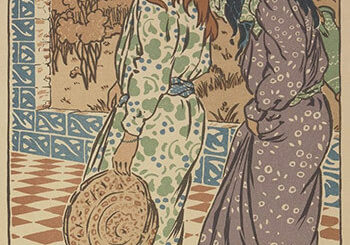 Schéhérazade, estampe .de George Auriol. Bibliothèque nationale de France.