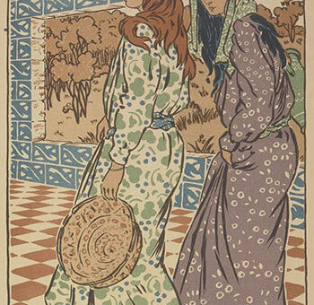 Schéhérazade, estampe .de George Auriol. Bibliothèque nationale de France.