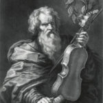 Portrait d'Homère par Mattia Preti