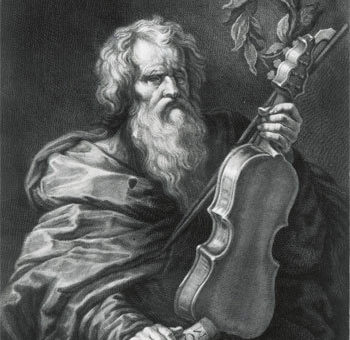 Portrait d'Homère par Mattia Preti