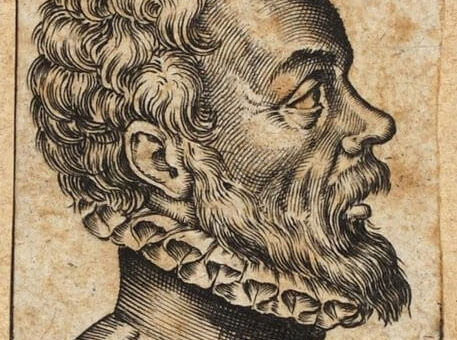 Gravure d'Étienne Jodelle par Léonard Gaultier, 1622.