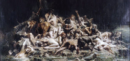 Le Déluge par Léon Comerre, vers 1911. Musée d'arts de Nantes.