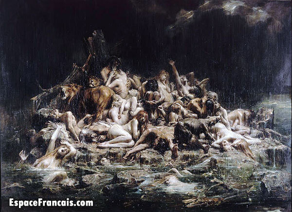 Le Déluge par Léon Comerre, vers 1911. Musée d'arts de Nantes. Le Déluge par Léon Comerre, vers 1911. Musée d'arts de Nantes.