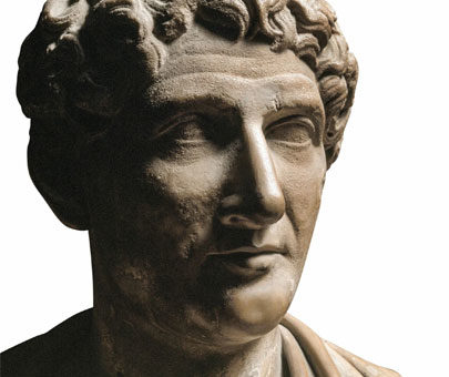 Ovide, buste en marbre du premier siècle. Musée des Offices, Florence