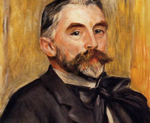 Portrait de Stéphane Mallarmé (1892) par Pierre-Auguste Renoir, Musée National de Château Versailles et de Trianon (France)
